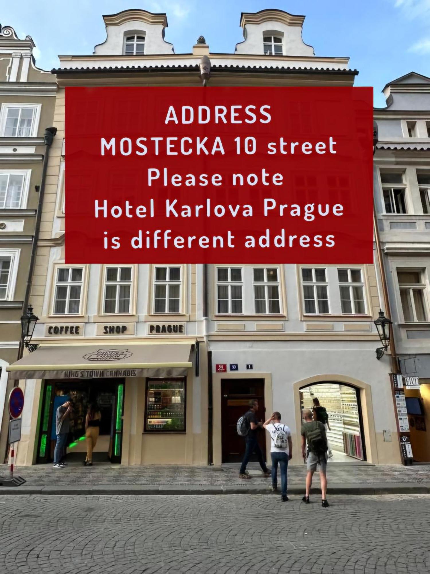Hotel Karlova Prague - Mostecka 10 St Depandance المظهر الخارجي الصورة